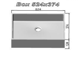 Мойка BOX-524 из акрилового камня в Саранске